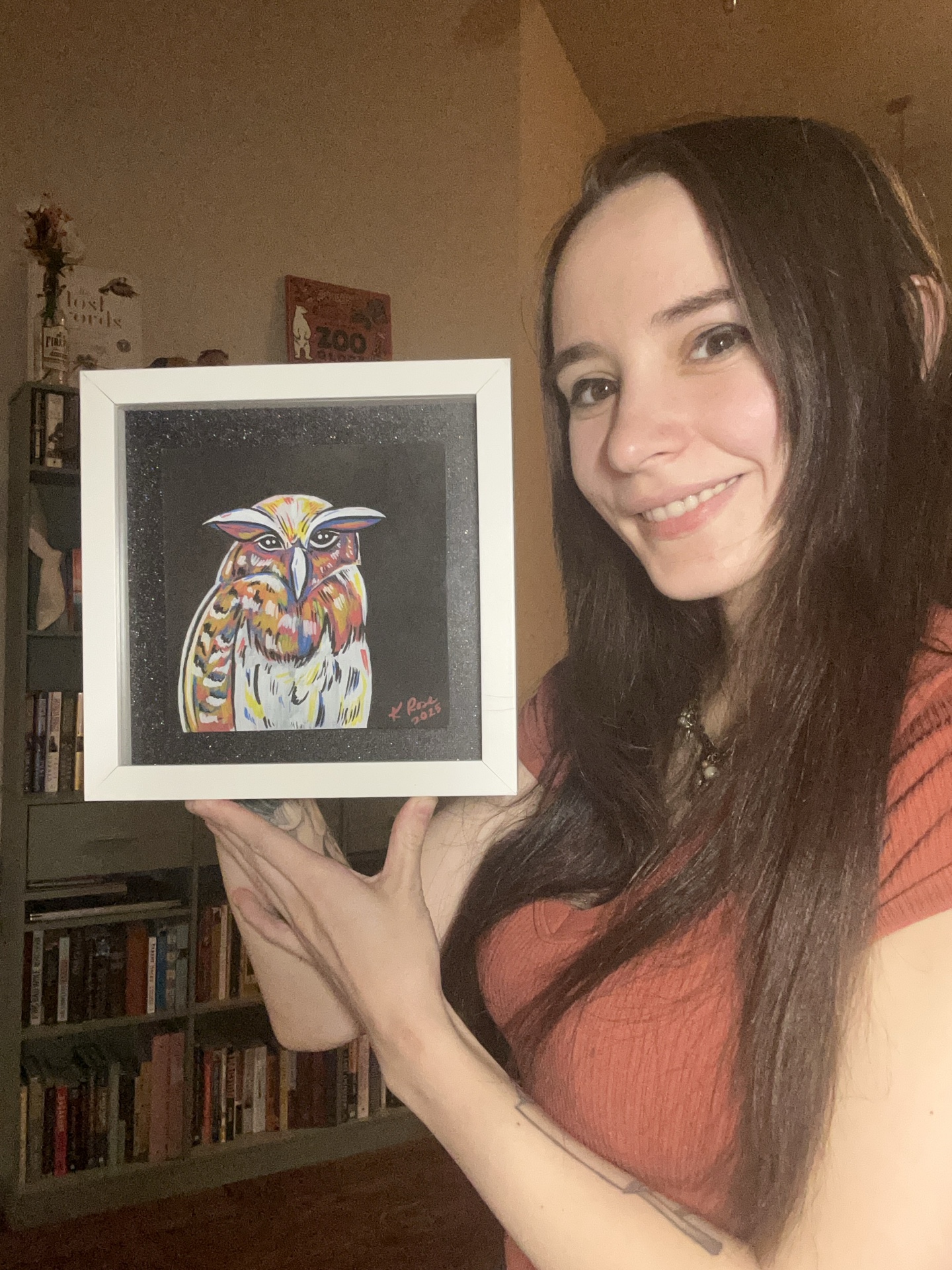 Primary Owl- 6x6 Original
